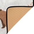 thumbnail image 3 of Yayeee Area Rugs for Living Room 6.7'x4.8' Non Slip Washable Bedroom Floor Carpet, Gray Bears, 3 of 6