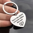 thumbnail image 3 of Dvkptbk Keychain Pendant Fashion Mother's Day Letters Stainless Steel Gift Heart Keychain Jewelry, 3 of 5