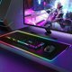 thumbnail image 5 of Gaming Mouse Pad, 800 X 300mm, Large, With 11 Lighting Modes, 7 Led Colors, Non-slip, For Gaming Pc, Extra Usb Input, 5 of 5