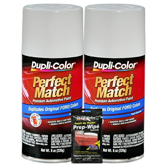 Dupli Color BFM0229 Oxford White Automotive Touch-Up Paint, 3 Pieces