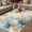 Brown Blue, variant on Beach Coastal Outdoor Rug for Patio/Deck/Porch, Non-Slip Large Area Rug 6 x 9 Ft, Summer Nautical Coral Shell Botanical Indoor Outdoor Rugs Washable Area Rugs, Reversible Camping Rug Carpet Runner