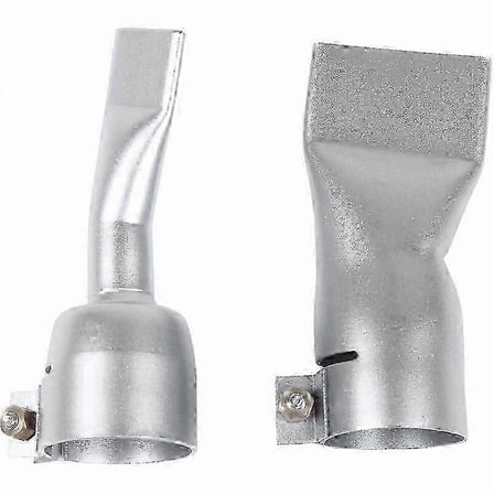 2Pcs Hot Air Heat Welding Nozzles for Leister/Bak, 20mm and 40mm Flat Welding Nozzle Edition hwy