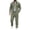 Army Green, variant on LEKWK Men Linen Sets Outfits 2 Piece Long Sleeve Button Down Shirt and Drawstring Pants Lightweight Beach Vacation Outfits Matching Suits