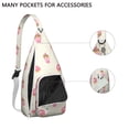 thumbnail image 2 of Donut Time Sling Backpack – Sweet Treats Pattern Shoulder Bag, Compact Anti-Theft Pack for Commuters, 2 of 4