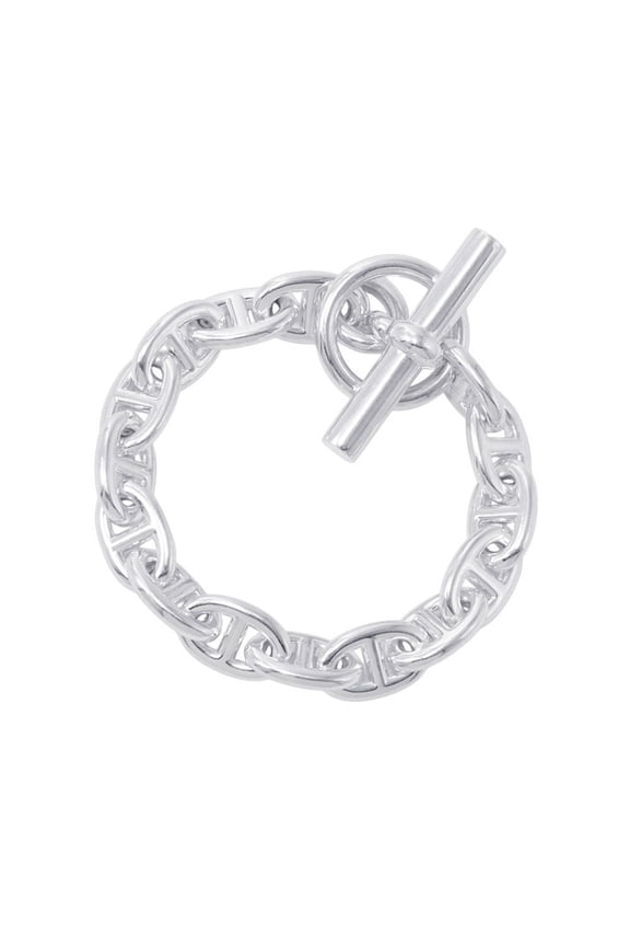 Pre-Owned Hermes Chaine d'Ancre PM Bracelet, 15 links, SV925 Silver, HERMES