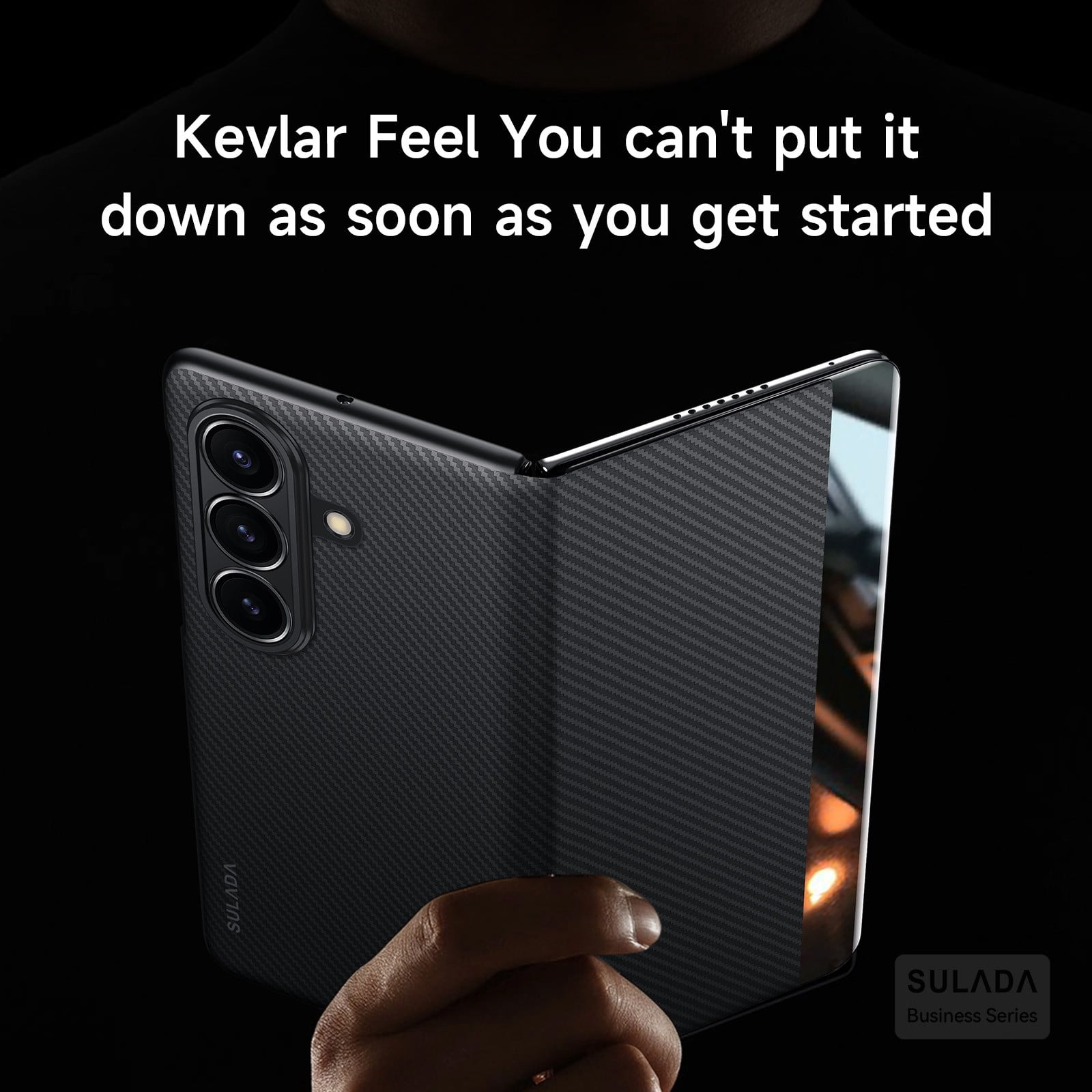 For Samsung Galaxy Z Fold7 Fold 7 Carbon Fiber Pattern Magnetic Flip Leather Fashion Case Cover