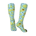 thumbnail image 4 of Balery Avocado And Hearts Fun Novelty Socks Men'S Women'S Crew Socks Funny Crazy Novelty Socks Quirky And Cool Socks, 4 of 9