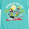 thumbnail image 3 of The Nightmare Before Christmas - Spook Up The Sun - Toddler And Youth Girls Short Sleeve Graphic T-Shirt, 3 of 5