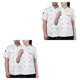 thumbnail image 1 of Advancent Uniforme de Chef de algodón, camisas de manga corta para hombres, botones de delantal, suministros ajustables para el hogar, bandas Type3 NO3, 1 of 6