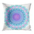 thumbnail image 1 of BSDHOME Mandala Beautiful Vintage Round Pattern Abstract Retro Tattoo Peacock Feather Pillowcase Cushion Cover 20x20 inch, 1 of 1