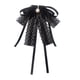 thumbnail image 1 of Cinta de encaje Pajarita con perla Broche negro Broche Pin Colgante Bowknot para accesorios de vestuario Camisa Regalos Uniforme de, 1 of 9