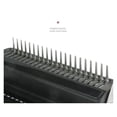 thumbnail image 2 of U12 Comb Binding Machine Manual Rubber Ring Clip 21 Hole Binding Machine A4 Paper Document Punching Machine Voucher Binding Mach ,Pinpoint Punching, 2 of 6