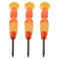 thumbnail image 2 of Shisuyan Screwdriver Triangle Head Screwdriver Yellow For Technicians 3Pcs, 2 of 8