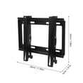 thumbnail image 5 of FOMIYES 1Set TV Mount Wall Bracket Entertainment Unit Mounting Bracket Adjustable Tilt for Office Space 17-43 Inch, 5 of 6