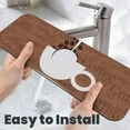 thumbnail image 6 of Kdxio Coffee Cafe Cup Pattern Non-Slip Diatom Mud Faucet Drain Pad,Self Absorbent Mat for Kitchen Sink for Variety Kitchen & Bathroom Countertops, 6 of 7
