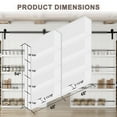 thumbnail image 5 of 48'' x 84'' Wood and Primed Bookshelf Style Barn Door with Mounting Hardware Kit, 5 of 9