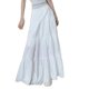 thumbnail image 4 of Unique Long White Skirt For Female Professionals And Students Comfortable And Stylish Skirts Dress Solid Color Streetwea White XL, 4 of 4