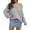 C-Light Gray15, variant on DHFJKG Batwing Long Sleeve Sweaters Women Off Shoulder Knitted Pullover Soft Casual Loose Fit Fashion Spring Fall Outfits Trendy Tops