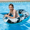 "42"" Blue, Gray and White Inflatable Aqua Fun Splashback Bump N Squirt Swimming Pool Inner Tube"