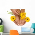 thumbnail image 1 of Pedicured Feet Wall Mural Decal by Wallmonkeys Vinyl Peel and Stick Graphic (24 in W x 18 in H), 1 of 4