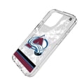 thumbnail image 2 of Colorado Avalanche iPhone Stripe Clear Ice Case, 2 of 7