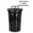 Alpine Commercial Trash Can Odor Eliminator Steel Garbage Bin Outdoor