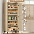 thumbnail image 2 of Danolapsi 63 Inch Tall Storage Cabinet with 2 Doors and  Adjustable Shelves,5-Tier Kitchen Pantry Storage Cabinet Bathroom Cabinet for Kitchen, Dining Room,Bathroom, 2 of 9