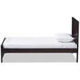 thumbnail image 3 of Baxton Studio Catalina Twin Platform Bed in Espresso, 3 of 8