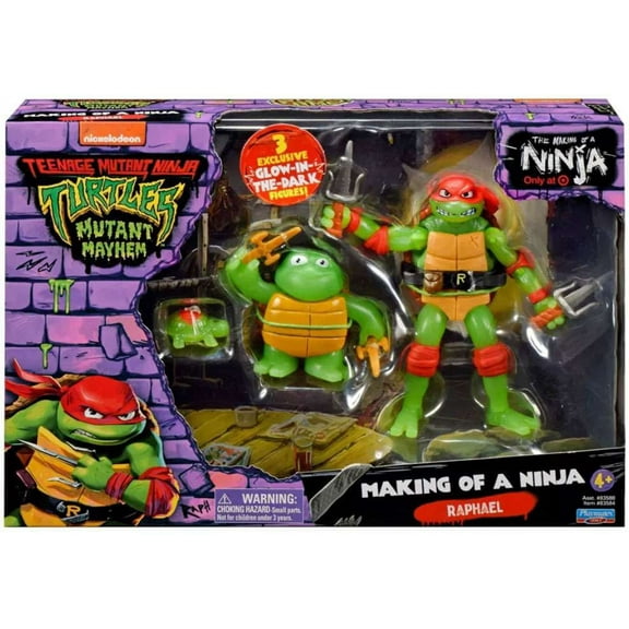 Teenage Mutant Ninja Turtles The Making of a Ninja Raphael Action Figure Set