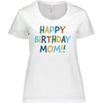 thumbnail image 3 of Inktastic Happy Birthday Mom Women's Plus Size T-Shirt, 3 of 5