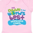 thumbnail image 4 of Inktastic Daddy is Worlds Best Wrestling Coach Boys or Girls Baby Bodysuit, 4 of 5