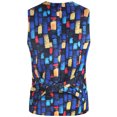 thumbnail image 3 of IROINNID V-Neck Tank Tops For Men Sleeveless New Blazer Waistcoat Waistcoat Trim Waistcoat Tank Top Cover-up Solid Color Tops, 3 of 5