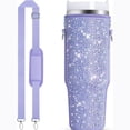 thumbnail image 3 of Diamond Mug Sleeves For Stanley 40 OZ Portable Water Kettle Carrier Holder Bag With Straps Outdoor Drinkware Accessory, 3 of 8