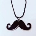 thumbnail image 2 of Stylish Stainless Steel Mustache Locket Necklace For Boy and Men -Pack 01, 2 of 2