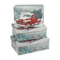 thumbnail image 1 of Rect. Nesting Boxes (Red Truck) (Set Of 3), 1 of 3