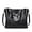 black, variant on Tote Bag for Women,Reinforced Shoulder Strap Leather Tote Bag for Women,Thick Hardware Womens Work Bag,Coffee