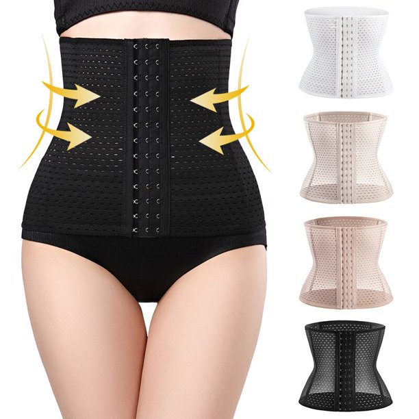 Womens Waist Trainer Cincher Body Shaper Underwear Lingerie Slim Steel Boned Postpartum Corset Modeling Strap Girl Corrective zhangmengya LED
