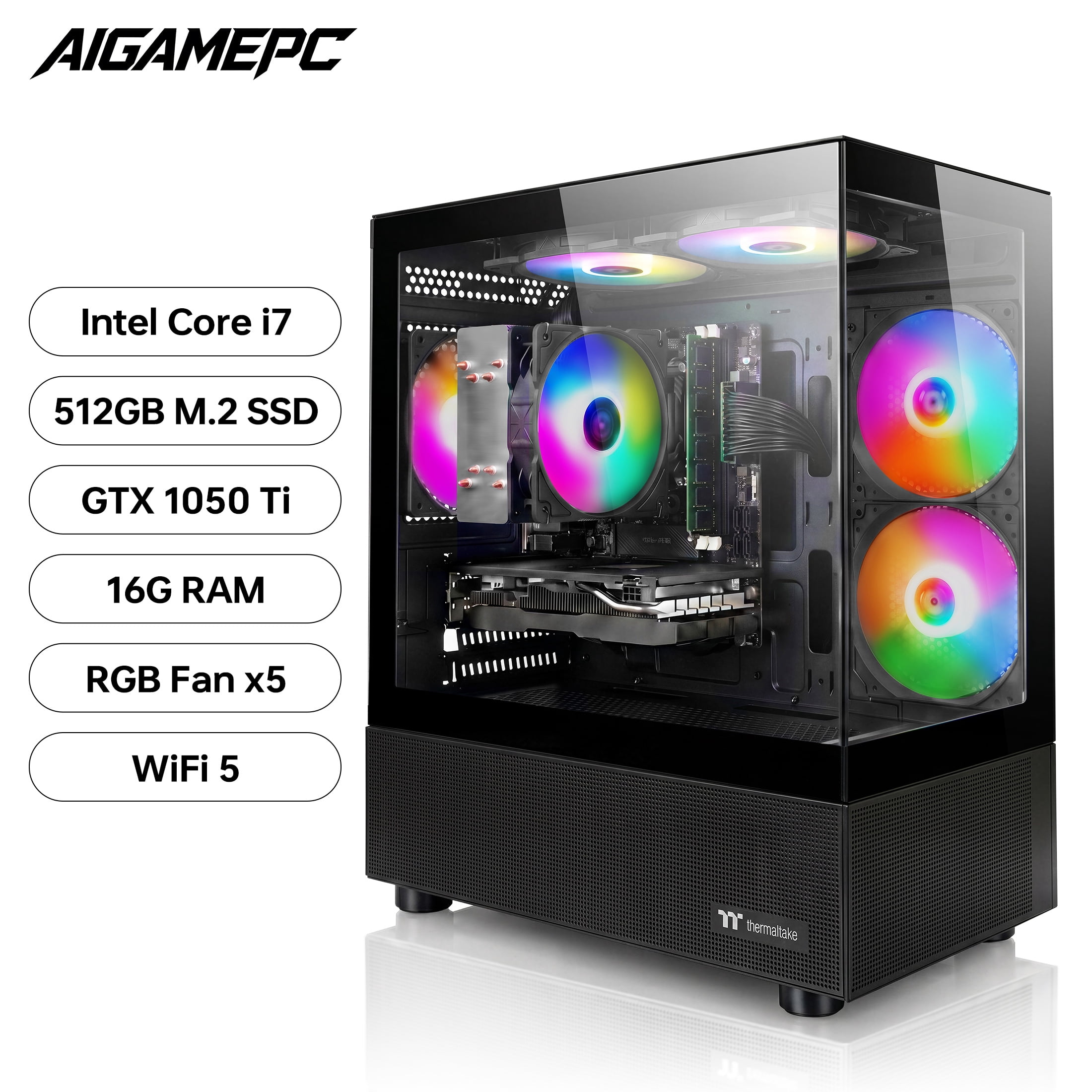 ゲーミングPC core i7 10700F M.2SSD 512GB Budget Gaming PC Computers Desktop, Intel Core i7 up to 4.0GHz