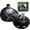 Green GTw/Ottoman, variant on Inflatable Gaming Chair for Kids & Teens with Cup Holders and Side Pocket - This Air Gaming Bean Bag Chairs for kids is The Perfect Furniture for Gamer Room Decor - Perfect Gaming Stuff for boys 4-12