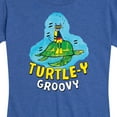 thumbnail image 3 of Pete The Cat - Turtle-y Groovy - Women's Short Sleeve Graphic T-Shirt, 3 of 6