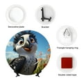 thumbnail image 4 of Yiaed Joyful Animated Bird Print Bone China Decorative Plate Ceramic Dinner Plates Art Crafts with Display Stand-10in, 4 of 6