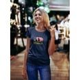 thumbnail image 2 of 4th July Skyline Silhouette T-Shirt Women -Image by Shutterstock, Female Medium, 2 of 4