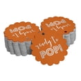 thumbnail image 1 of Inkdotpot Pack Of 50 Real Silver Foil Paper Tags Ready To Pop Baby Shower Favor Hang Tags, 1 of 7