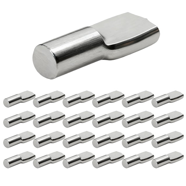 Soportes para estantes RiseQuintador de metal de 5 mm, 50 piezas
