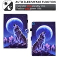thumbnail image 2 of Allytech iPad 10.2" Case, iPad 9 8 7 Case 10.2", Slim Fit Multi Angle Stand Smart Cover Auto Sleep Wake Shockproof Protection Anti-scratch Case for Apple iPad 9th 8th 7th Gen - Wolf, 2 of 7