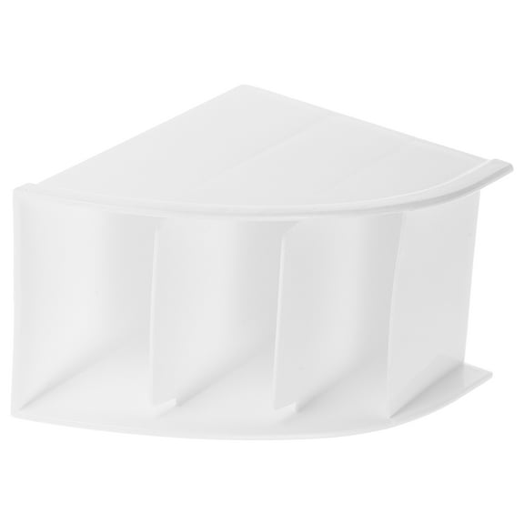 Soimiss Tea Storage Organizing Box White Plastic Coffee And Tea Bag Rack For Kitchen Countertop 1Pack