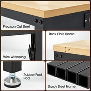 AHB Heavy Duty 60-inch Adjustable Wood Workbench, 2000 lbs Load Capacity, Multi-Purpose Work Table for Garage, Workshop, Office and Home
