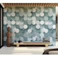 thumbnail image 3 of Tiptophomedecor Abstract Wallpaper Wall Mural - In The Net Of Grey, 3 of 7