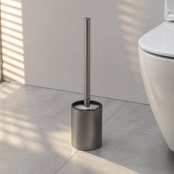 Toilet Cleaning Set Long Handled Bathroom Wall Mounted Toilet Brush With Base