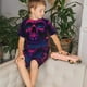 thumbnail image 4 of Balery Purple-Red Skull Conjunto de Pijama Infantil de Manga Corta con Estampado – Ropa de Dormir de Algodón Suave-X-Large, 4 of 6